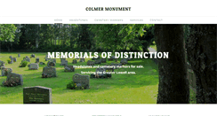 Desktop Screenshot of colmermonument.com