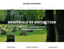 Tablet Screenshot of colmermonument.com